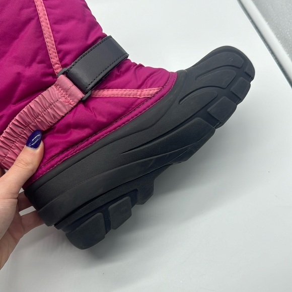 Sorel Kids' Flurry Weather Resistant Snow Boot Pink Size 4 - Picture 4 of 15